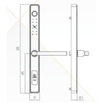Khóa cửa vân tay Kassler KL-599IB