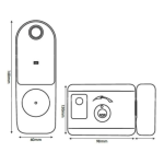 Khóa cửa cổng vân tay Kassler KL-579BL