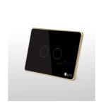 Công tắc cảm ứng Luto điều khiển cổng 2 nút LM-S2G/S