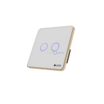 Công tắc cầu thang Luto kính phẳng,viền thẳng Champagne