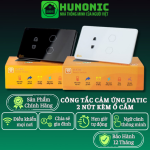 Công tắc cảm ứng WiFi Datic 2 Nút 1 Ổ