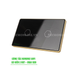 Công tắc cảm ứng WiFi Hunonic 2 Nút, Hình Chữ Nhật