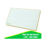 Công tắc cảm ứng BLE Luxury 3 Nút, Hình Chữ Nhật