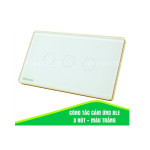 Công tắc cảm ứng BLE Luxury 3 Nút, Hình Chữ Nhật