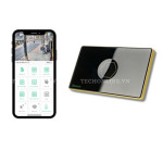 Công tắc cảm ứng BLE Premium CSL, Hình Chữ Nhật, Màu Đen