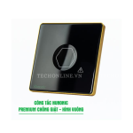 Công tắc cảm ứng BLE Premium CSL chống giật, Hình Vuông, màu Đen