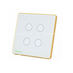 Công tắc cảm ứng BLE Luxury 4 Nút, Hình Vuông