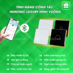 Công tắc cảm ứng BLE Luxury 4 Nút, Hình Vuông