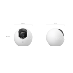 Camera trong nhà Ezviz C6C xoay 360 độ 8MP