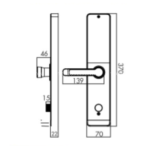 Khóa cửa vân tay Kassler KL- 678gold
