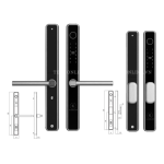 Khóa vân tay cửa nhôm Kassler KL-599I