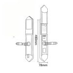 Khóa cửa Đại Sảnh Hyundai HY-SLC8817 Bronze