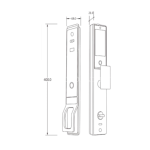 Khóa Cửa Gỗ Hyundai HY-SLA913F Black