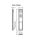 Khóa Cửa Gỗ Hyundai HY-SLA911F
