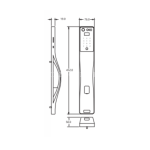 Khoá Cửa Gỗ Hyundai HY-SLA807F Black