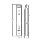 Khoá Cửa Gỗ Hyundai HY-SLA808