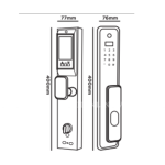 Khóa Cửa Gỗ Hubert HB CG99 Gold 24K