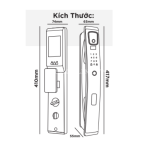 Khóa Cửa Gỗ Hubert HB CG79