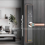 Khóa Cửa Gỗ Hubert HB CG59 Amber Gold