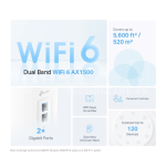 Hệ thống Wifi 6 Mesh AX1500 TP-link 3-pack 300 Mbps Deco X10