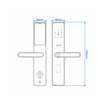 Khóa cửa vân tay thông minh SHARP T1-B