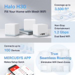 Hệ thống Wifi Mesh TP-link AC1200 3-pack, 300Mbps Halo H30