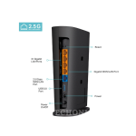 Router Wifi 6 AX6000 8 luồng, cổng 2.5G Archer AX80