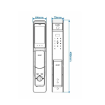 Khóa cửa vân tay thông minh SHARP H2-B