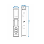 Khóa cửa vân tay thông minh SHARP S2-V