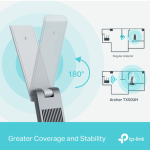 AX3000 High Gain Dual Band Wifi 6 USB Adapter Archer TX50UH