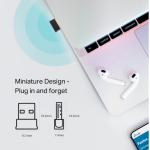 Bộ Chuyển Đổi USB Bluetooth 4.2 Nano Wifi Băng Tần Kép AC600