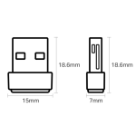 Bộ Chuyển Đổi USB Nano Wifi Băng Tần Kép AC600 Archer T2U Nano
