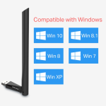 Bộ Chuyển Đổi USB Wifi Băng Tần Kép Độ Lợi Cao AC650 MU6H