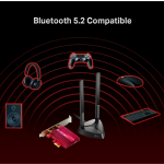 Bộ Chuyển Đổi Bluetooth PCI Express Wifi 6 Băng Tần Kép AX3000