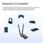 Bộ Chuyển Đổi Bluetooth PCI Express Wifi 6 Băng Tần Kép AX3000 Archer TX55E