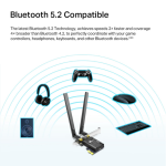 Bộ Chuyển Đổi Bluetooth 5.2 PCI Express Wifi 6 Băng Tần Kép AX1800