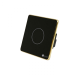 Công tắc cảm ứng 1 nút viền nhôm LM-S1N