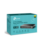 Switch Easy Smart, 8 cổng Gigabit với 4 cổng PoE+ TL-SG108PE