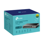 Switch Để Bàn 6 Cổng với PoE+ và PoE++