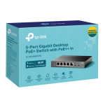 Switch Để Bàn 5 Cổng Gigabit với 4 PoE+