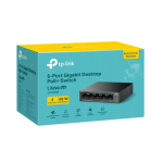 Switch LiteWave 5 Cổng Gigabit với 4 cổng PoE+ LS105GP