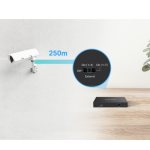 Switch Để Bàn 8 Cổng 10/100/1000M, 7 cổng PoE+, Vỏ kim loại