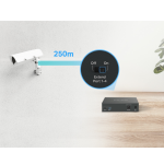 Switch Để Bàn 5 Cổng 10/100/1000M, 4 cổng PoE+, Vỏ kim loại