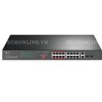 Switch Rackmount 16 Cổng 10/100 Mbps PoE+ TL-SL1218MP