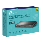 Switch 8 Cổng 10/100 Mbps + 3 Cổng Gigabit PoE+ TL-SL1311P