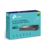 Switch 8 Cổng 10/100 Mbps với 4 Cổng PoE+TL-SF1008P
