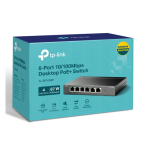 Switch 6 Cổng 10/100 Mbps với 4 Cổng PoE+ TL-SF1006P